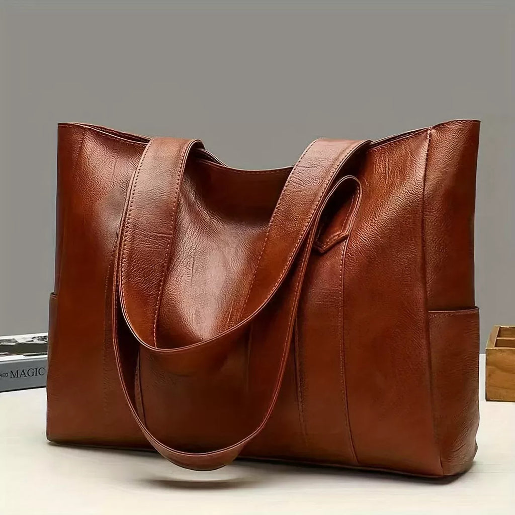 Retro large capacity handbag