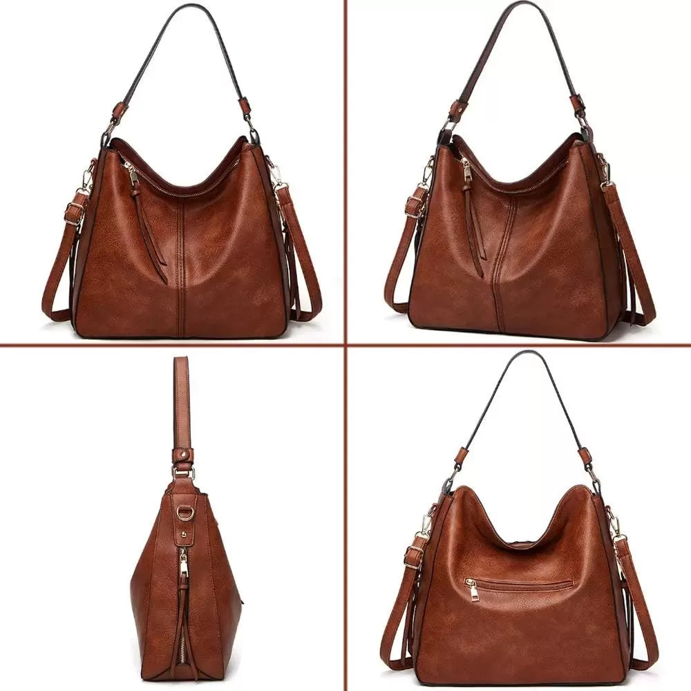 Large Leather Crossbody Bag