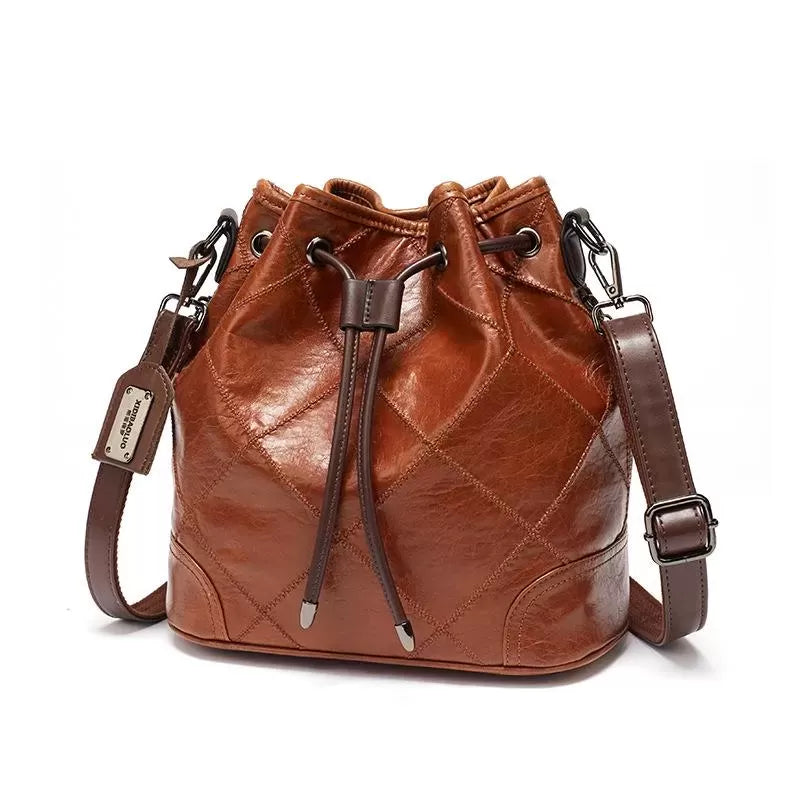 Retro fashion bucket bag