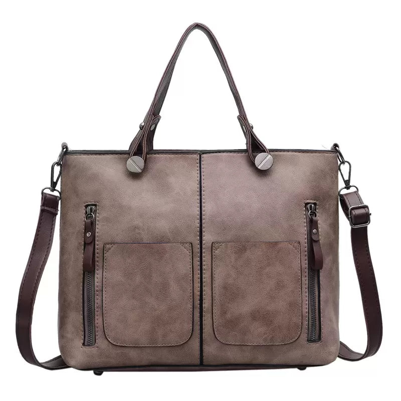 Ladies vintage leather shoulder bag