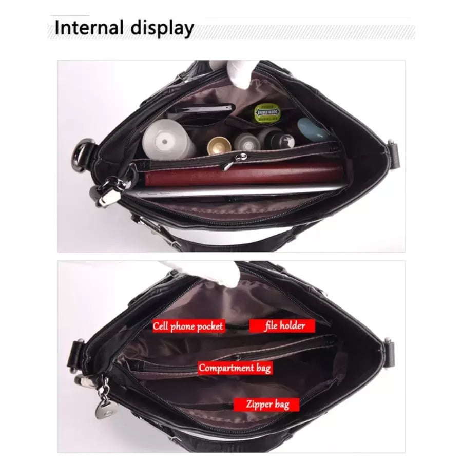 Casual large capacity crossbody bag