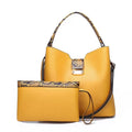Stylish leather large tote bag