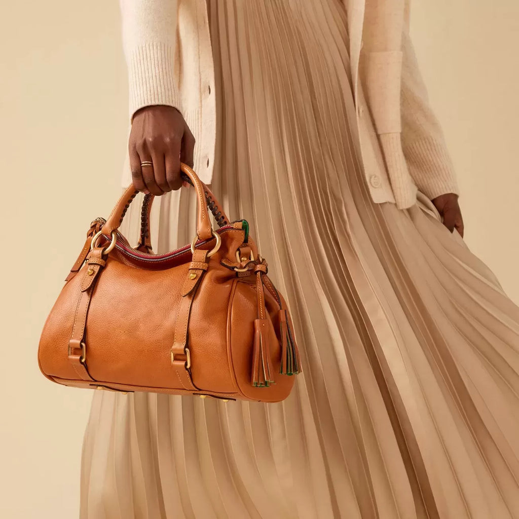 Vintage handmade soft handbag