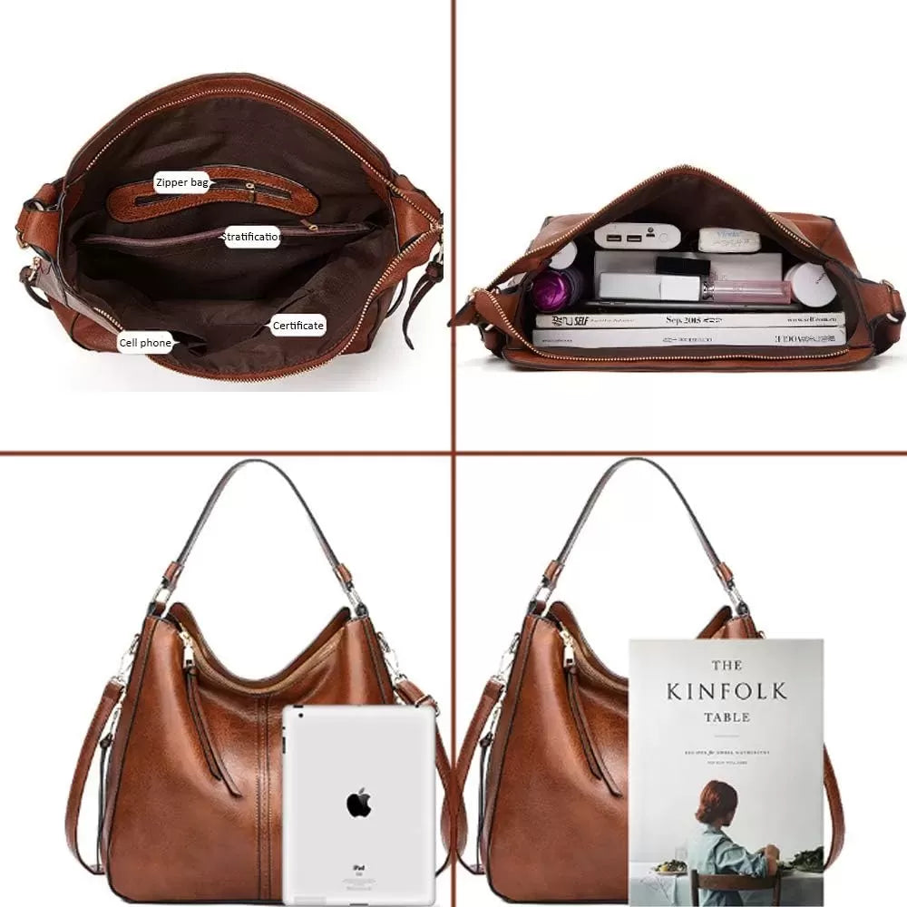 Large Leather Crossbody Bag