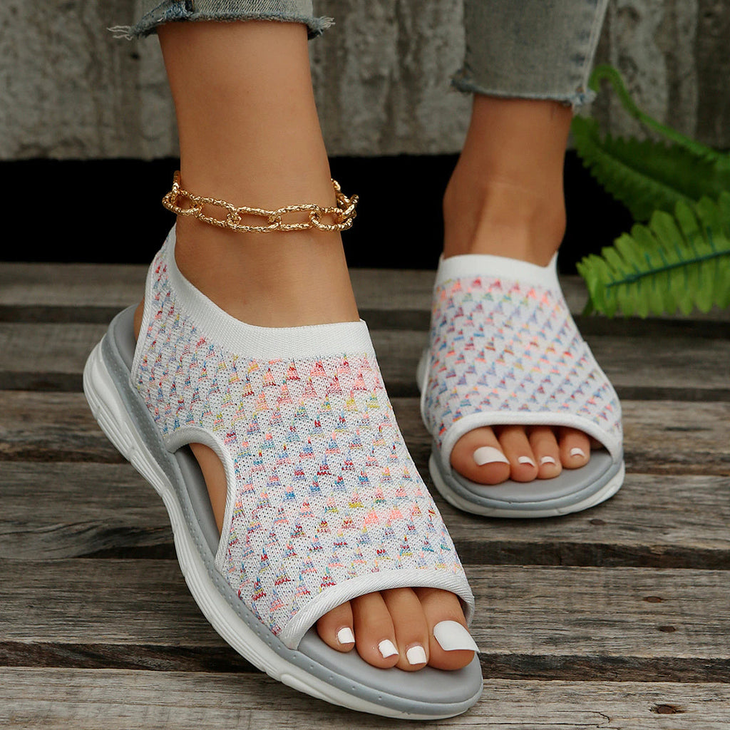 Last Day 49% OFF - Elastic slingback orthopedic sports sandals
