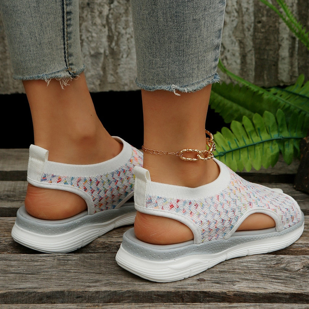 Last Day 49% OFF - Elastic slingback orthopedic sports sandals