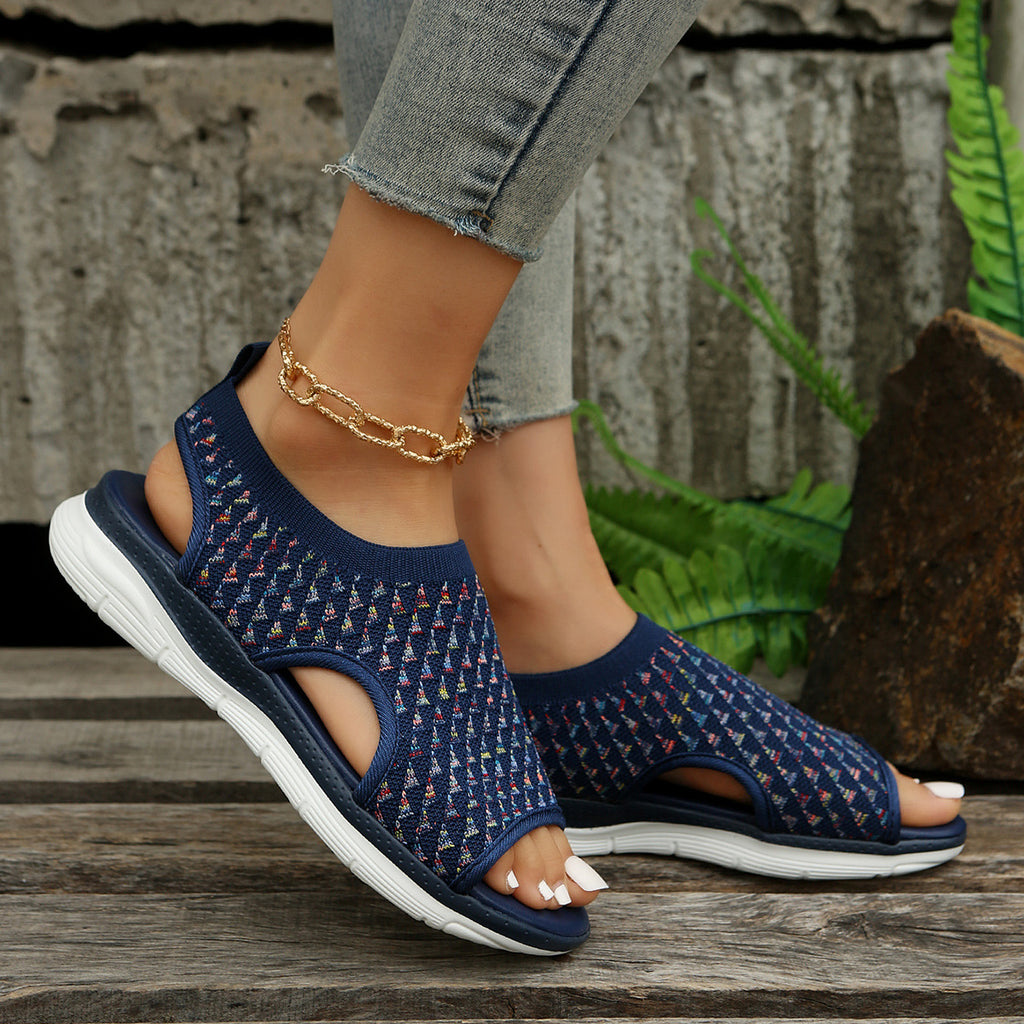 Last Day 49% OFF - Elastic slingback orthopedic sports sandals