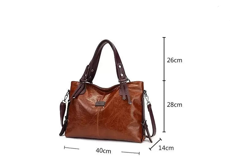 Vintage Soft Leather Shoulder Bag