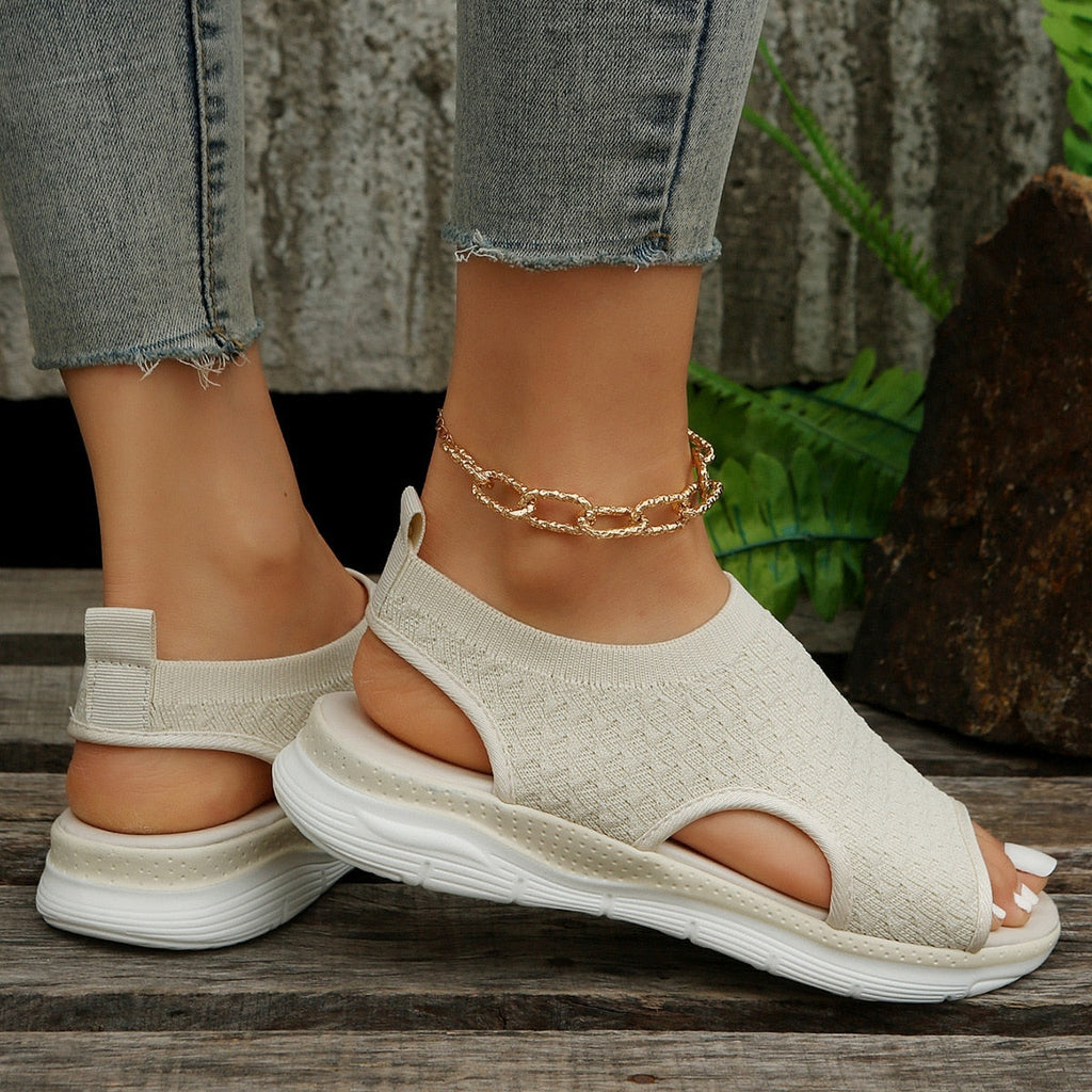 Last Day 49% OFF - Elastic slingback orthopedic sports sandals