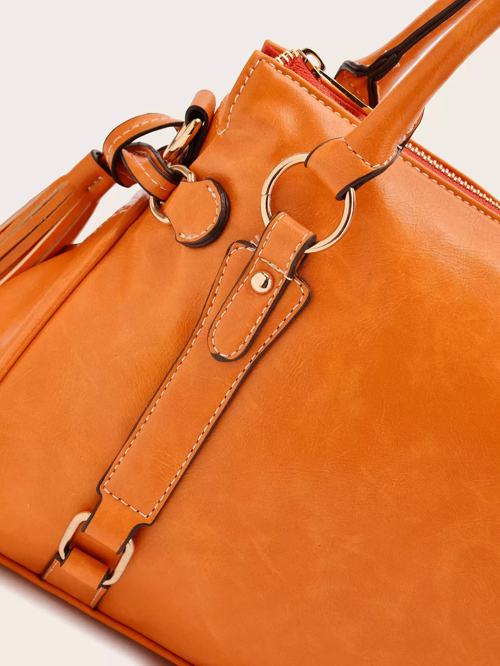 Vintage handmade soft handbag