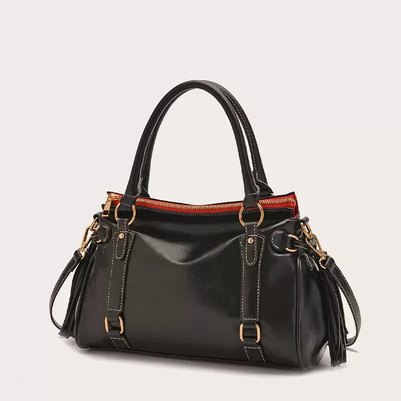 Vintage handmade soft handbag