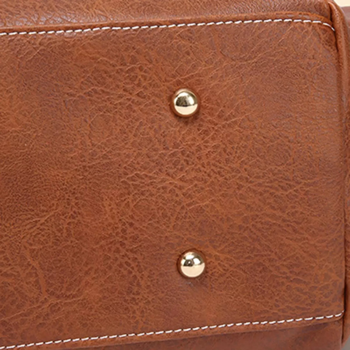 Vintage high-capacity tote bag