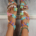 🔥Last Day 69% OFF - Women Slip-on Butterfly Flat Sandals
