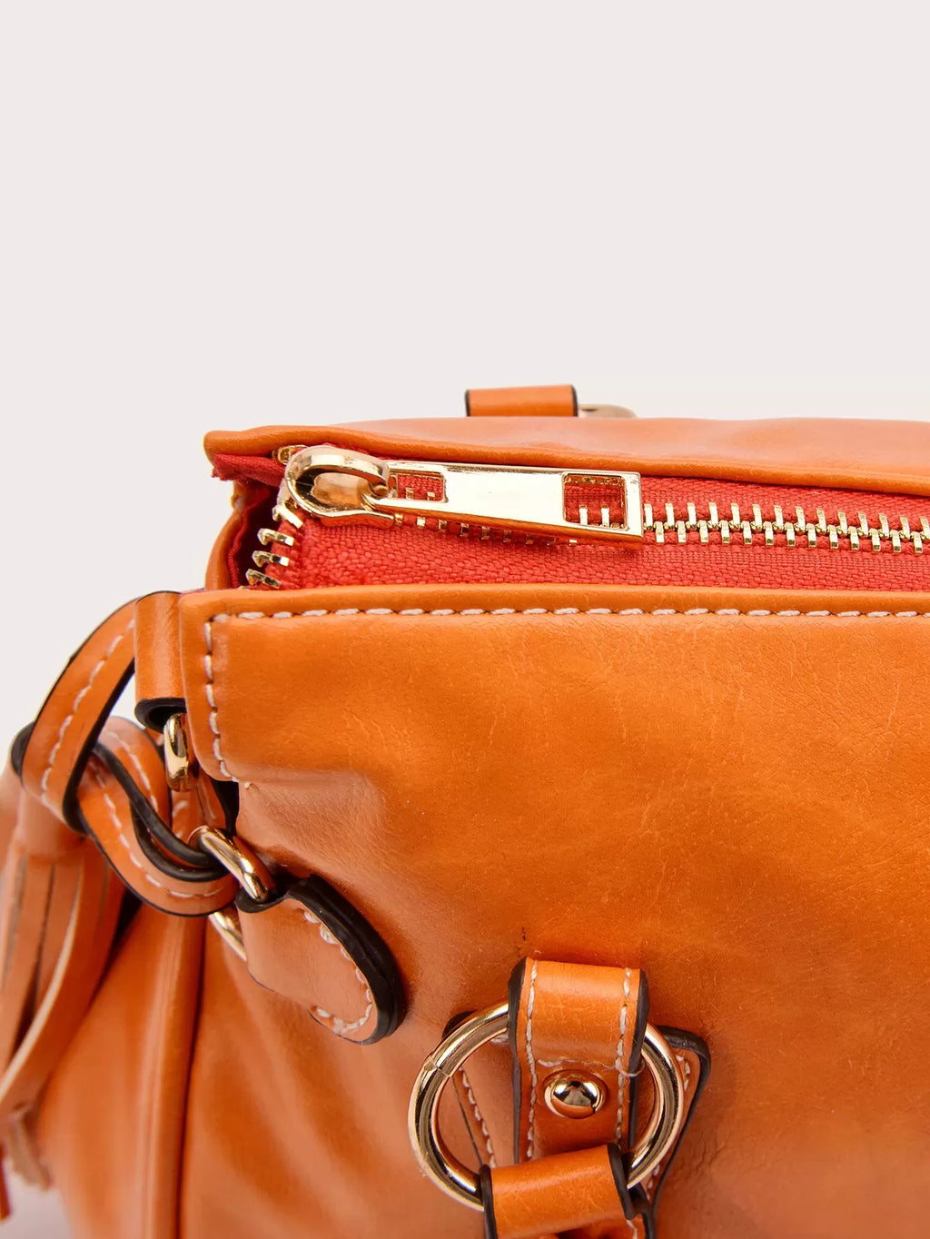 Vintage handmade soft handbag