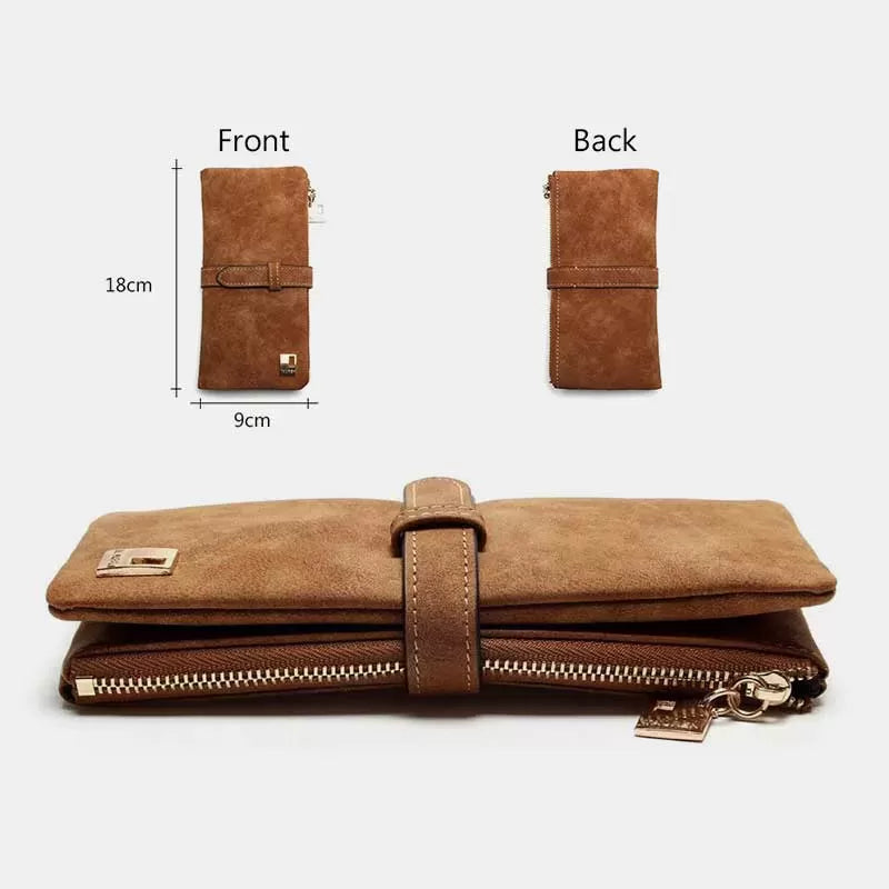 Light weight Vintage Large Capacity Long Wallet