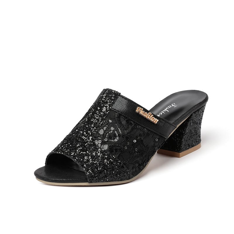 😍Last Day 49% OFF😍 - Women's Glitter Sequins Decor Sandals