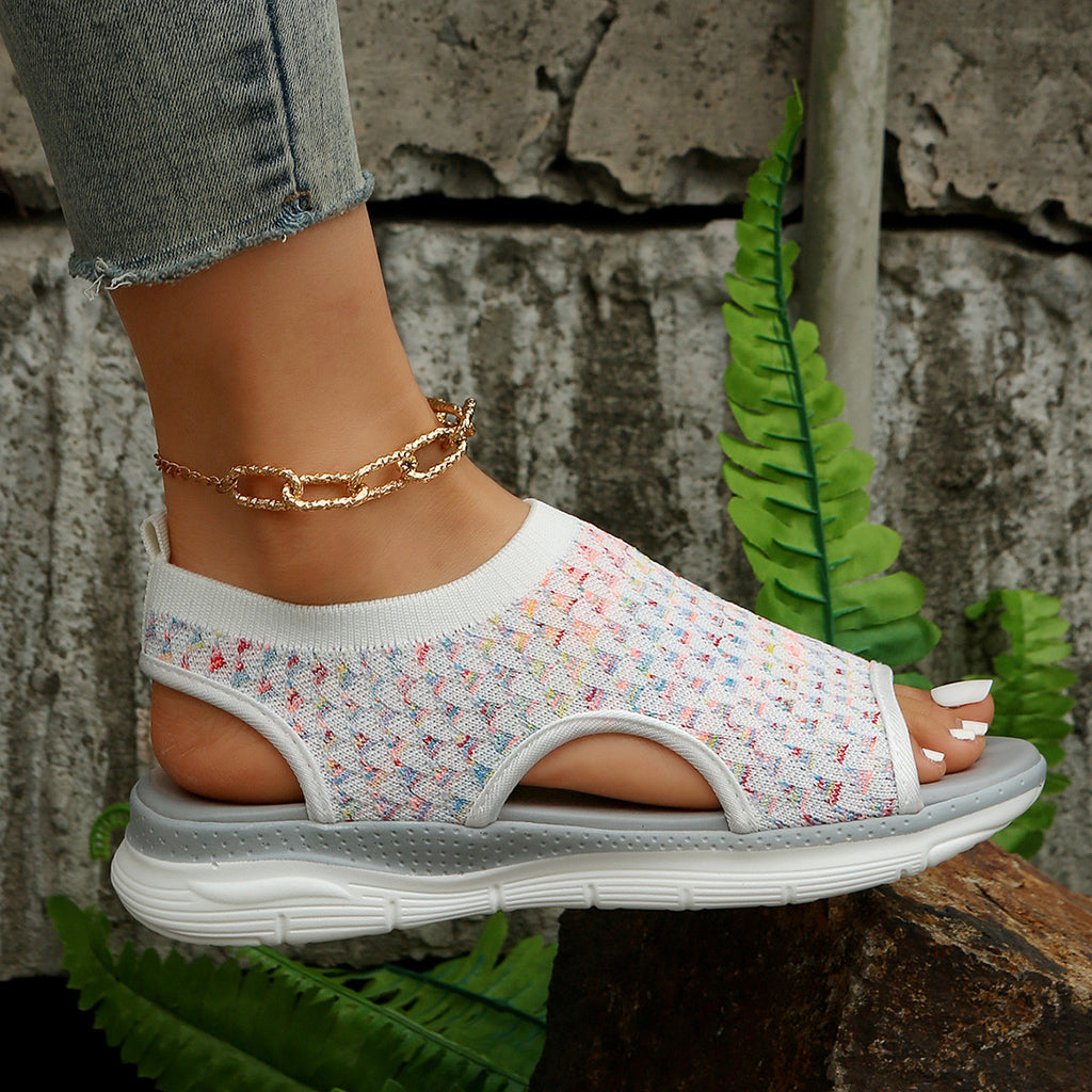 Last Day 49% OFF - Elastic slingback orthopedic sports sandals