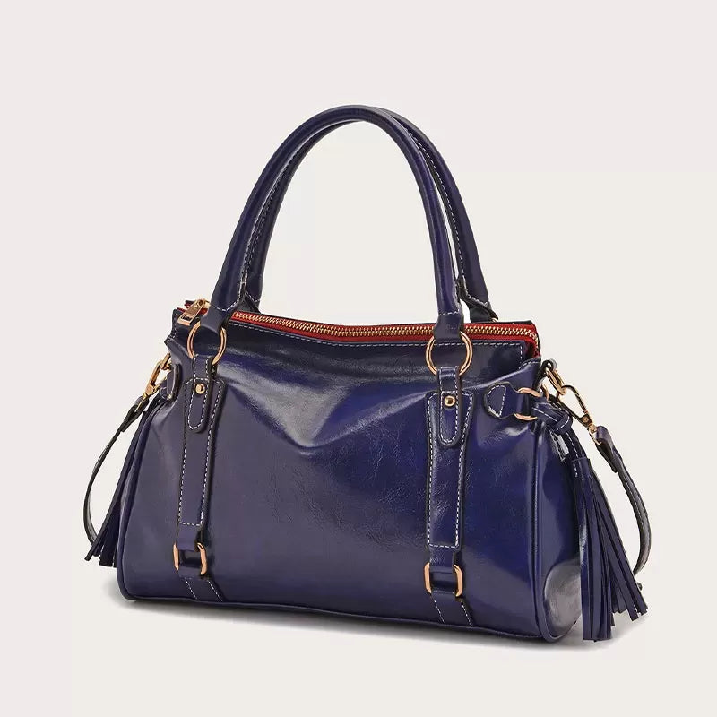 Vintage handmade soft handbag