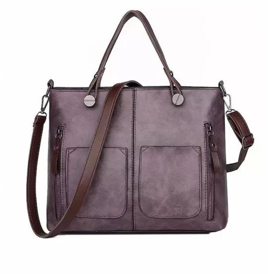 Ladies vintage leather shoulder bag